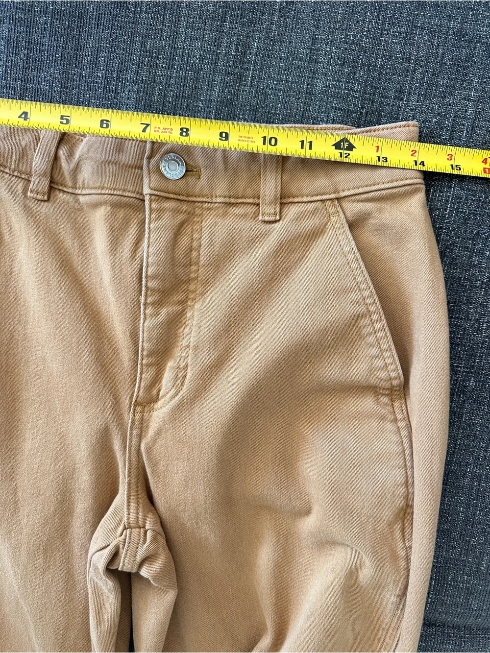 Everlane Barrel Pants Women’s 4 Tan Camel Organic Cotton High Rise